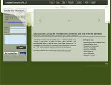 Tablet Screenshot of casaenlamontana.cl